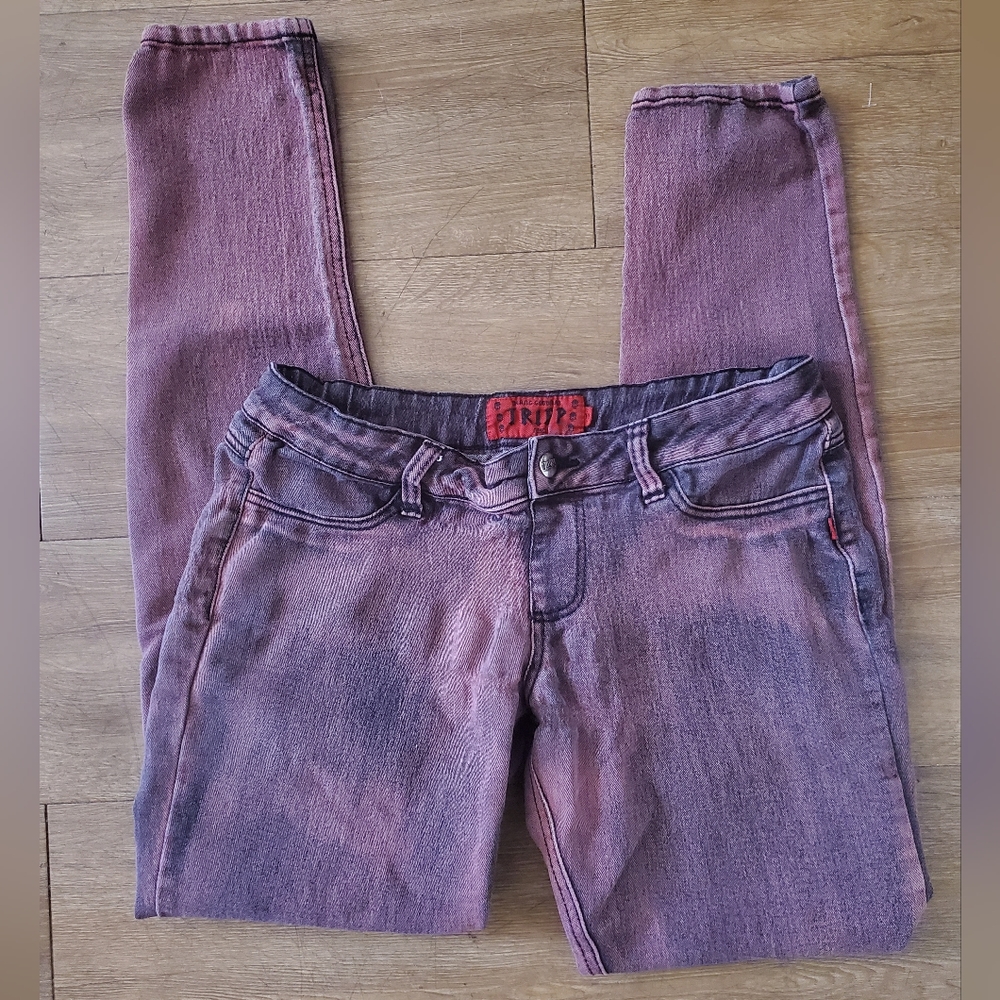 Tripp NYC Women’s Skinny Jeans - Purple Wash